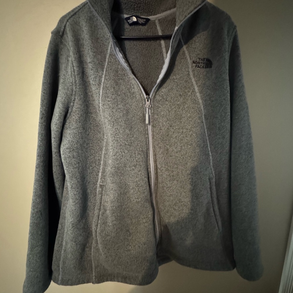 The North Face Gray Fleece Hoodie